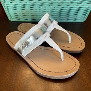 COACH Eileen Turn lock Slide Sandals Flip Flops